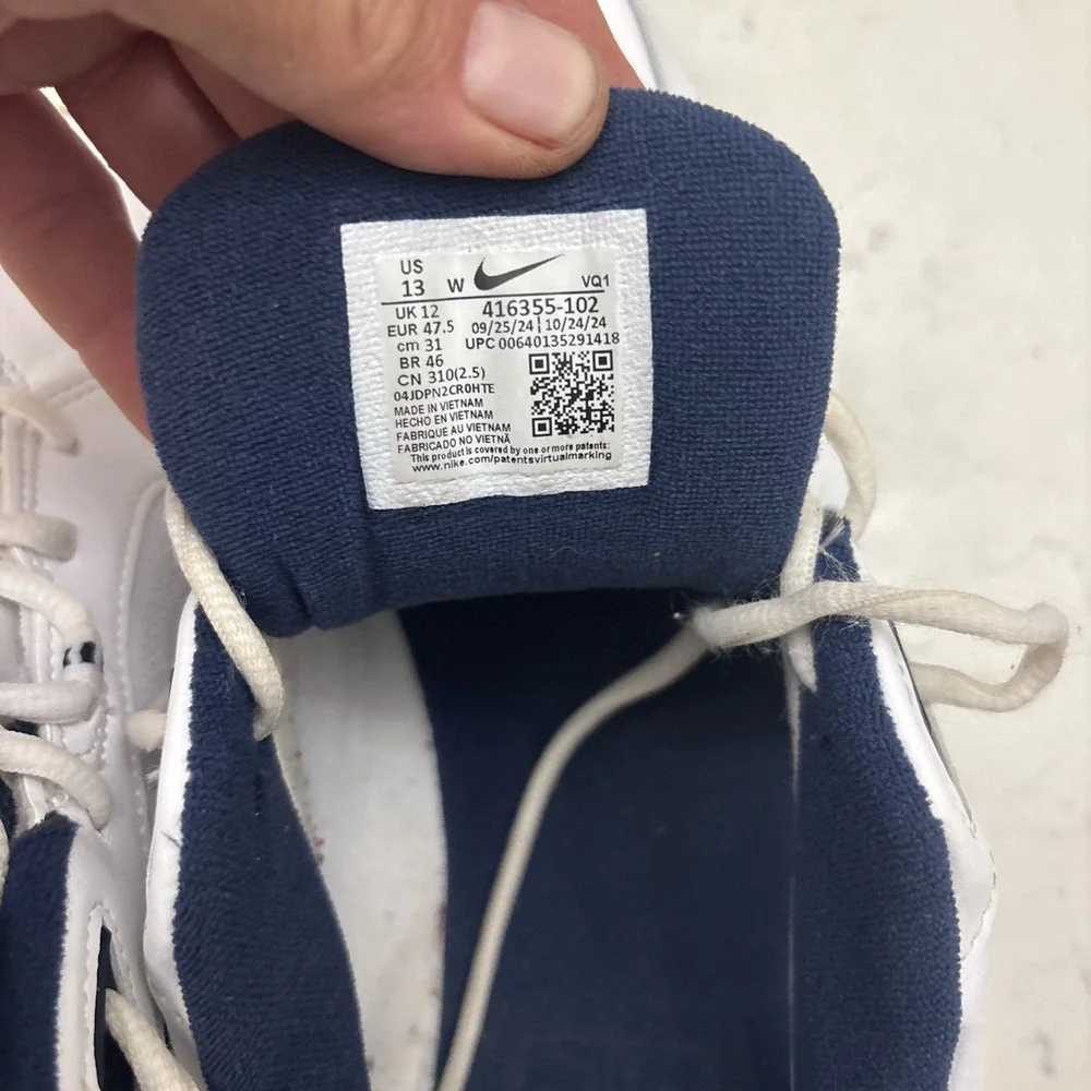 Size 13 - Nike Air Monarch IV 4E Wide White